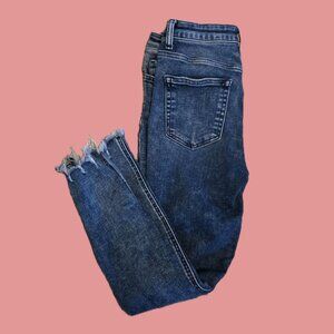 FLYING MONKEY Jeans Women's Size 28 Distructed Distressed Ripped Blue
